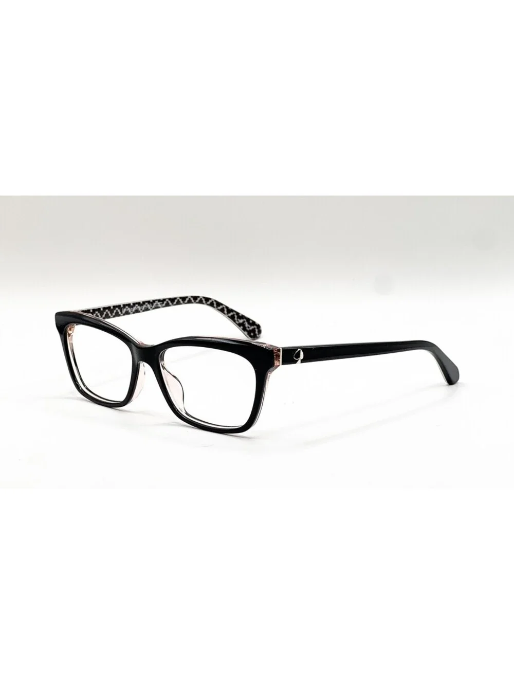 Kate Spade Cardea 3H2 Black Pink Rectangle Authentic Eyeglass Frames 51-15-140